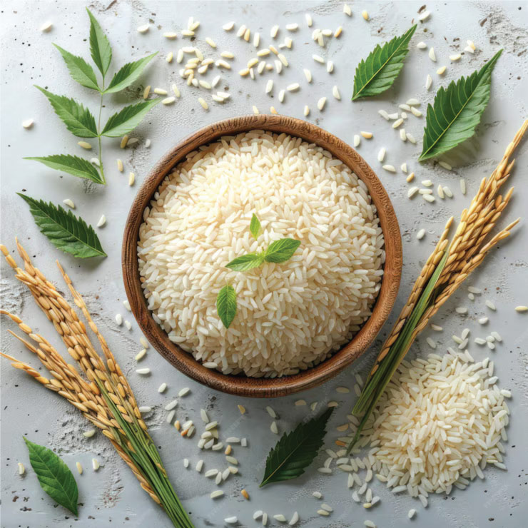 What are the benefits of eating rice for the human body?