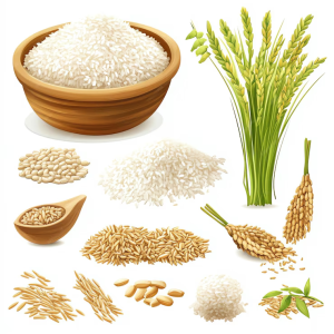 What are the benefits of eating rice for the human body?